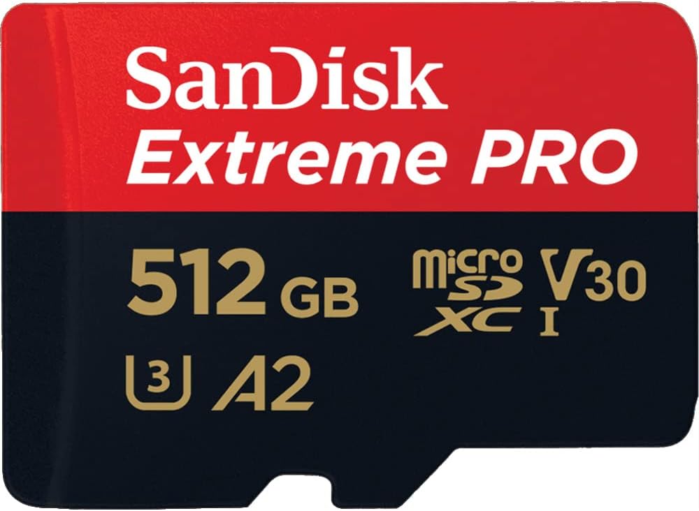 SanDisk 512GB Extreme Pro MicroSD Memory Card: The Ultimate GoPro Hero 10 Accessory